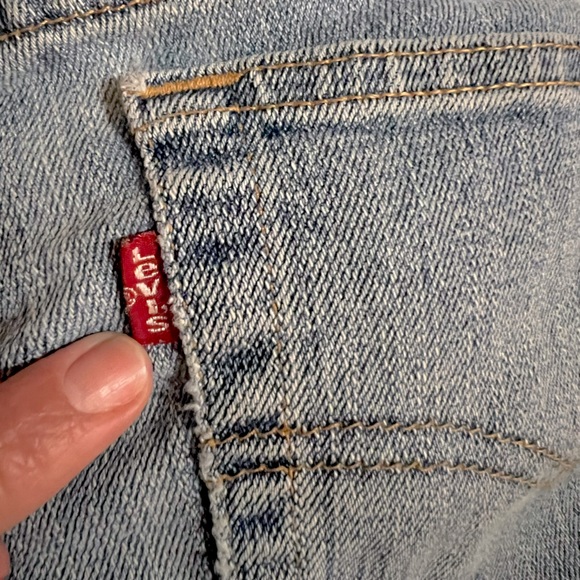 VINTAGE Y2K Levi's 515 Low Rise Stretch Stone Wash Bootcut Jeans Size 10 Long - Picture 6 of 11